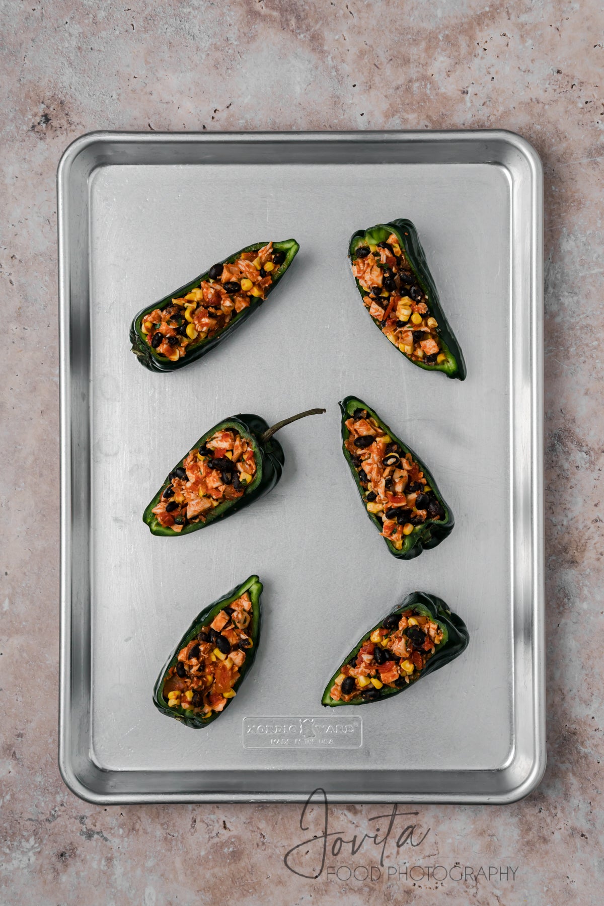 Chicken Stuffed Poblano Peppers