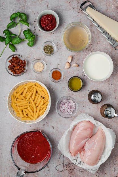 Creamy Chicken and Tomato Pasta