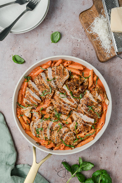 Creamy Chicken and Tomato Pasta