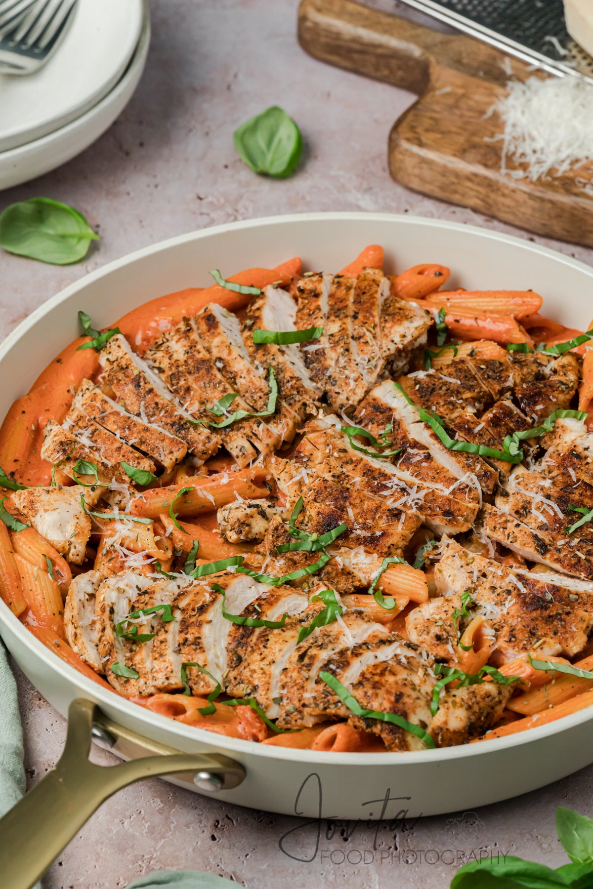 Creamy Chicken and Tomato Pasta