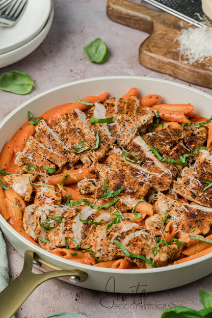 Creamy Chicken and Tomato Pasta