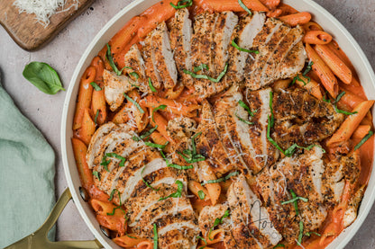 Creamy Chicken and Tomato Pasta