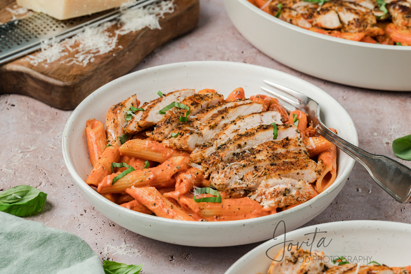Creamy Chicken and Tomato Pasta