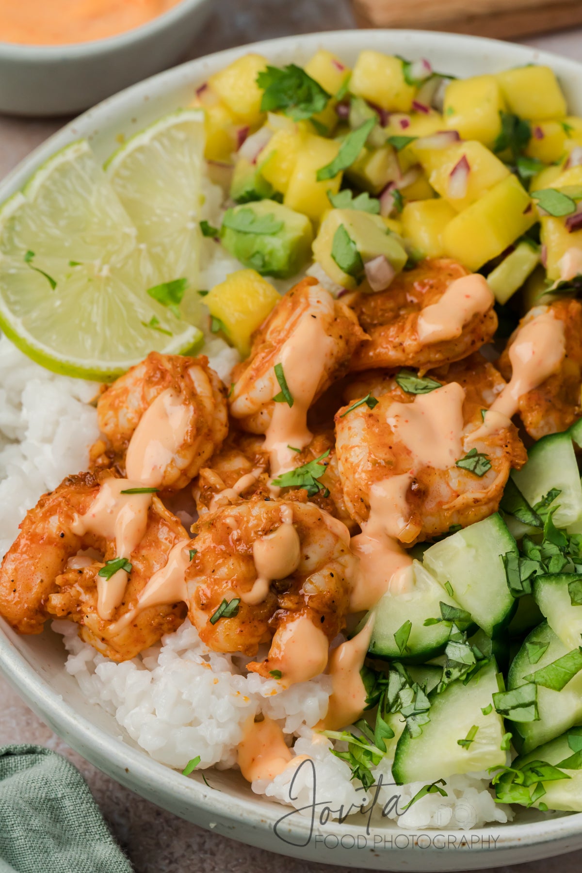 Chili Lime Shrimp Coconut Rice Bowls