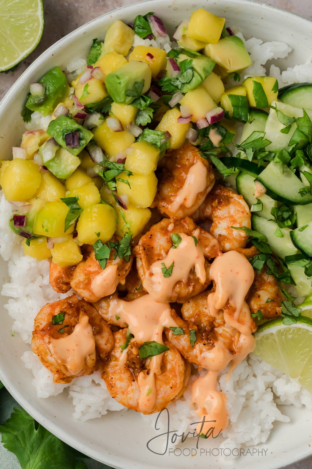 Chili Lime Shrimp Coconut Rice Bowls