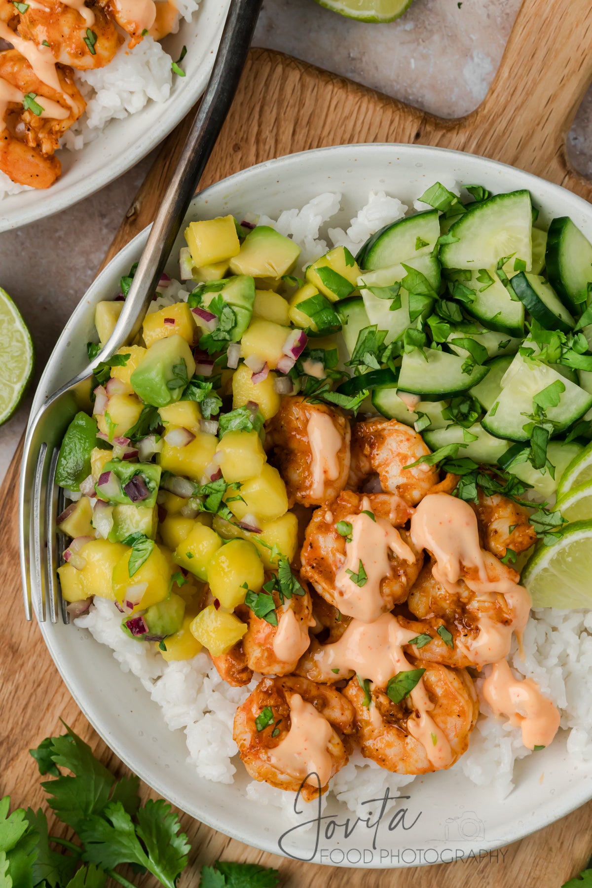 Chili Lime Shrimp Coconut Rice Bowls