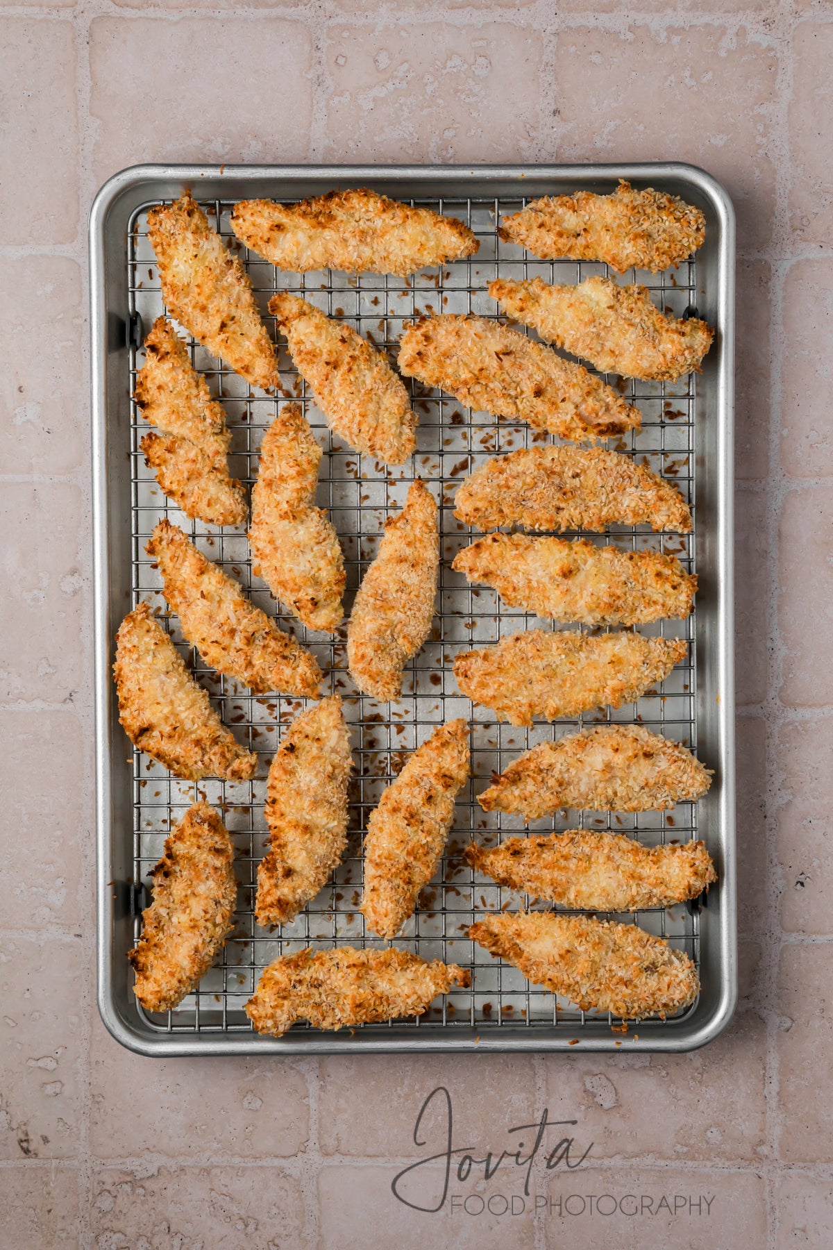 Coconut Chicken Tenders with Cilantro Avocado Sauce