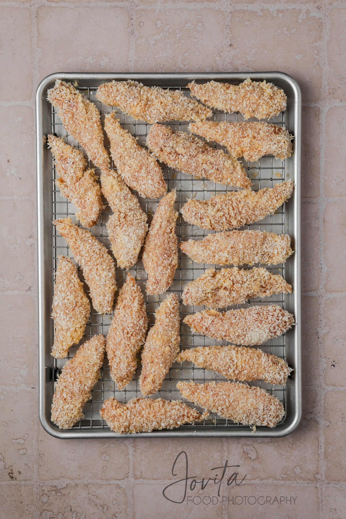 Coconut Chicken Tenders with Cilantro Avocado Sauce