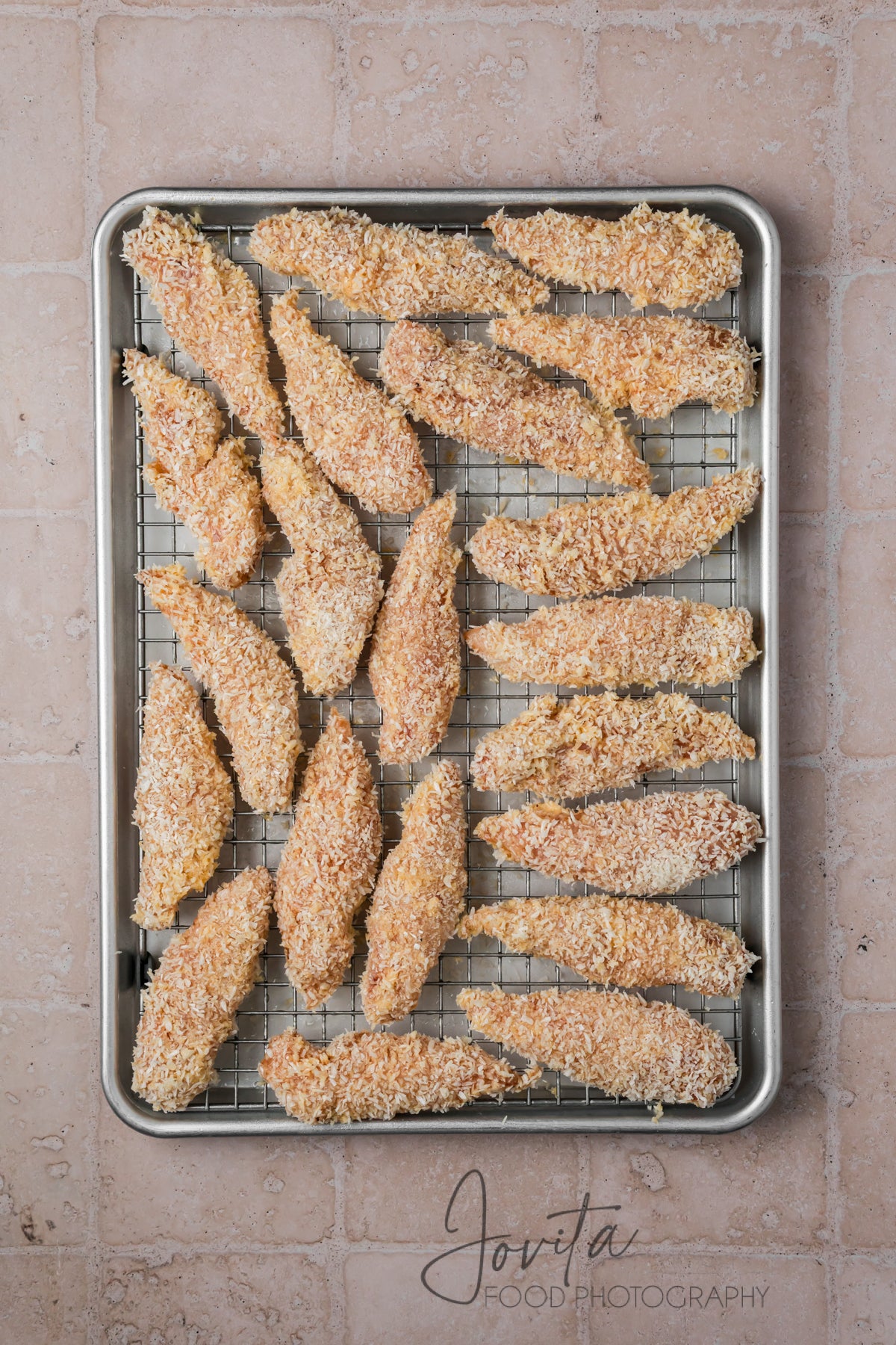 Coconut Chicken Tenders with Cilantro Avocado Sauce