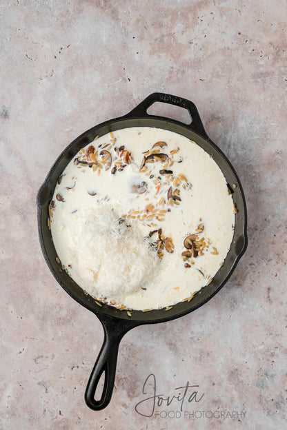 Creamy Chicken Orzo Bake