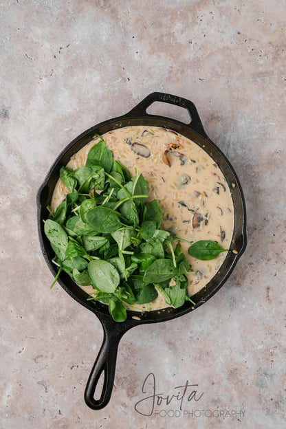 Creamy Chicken Orzo Bake