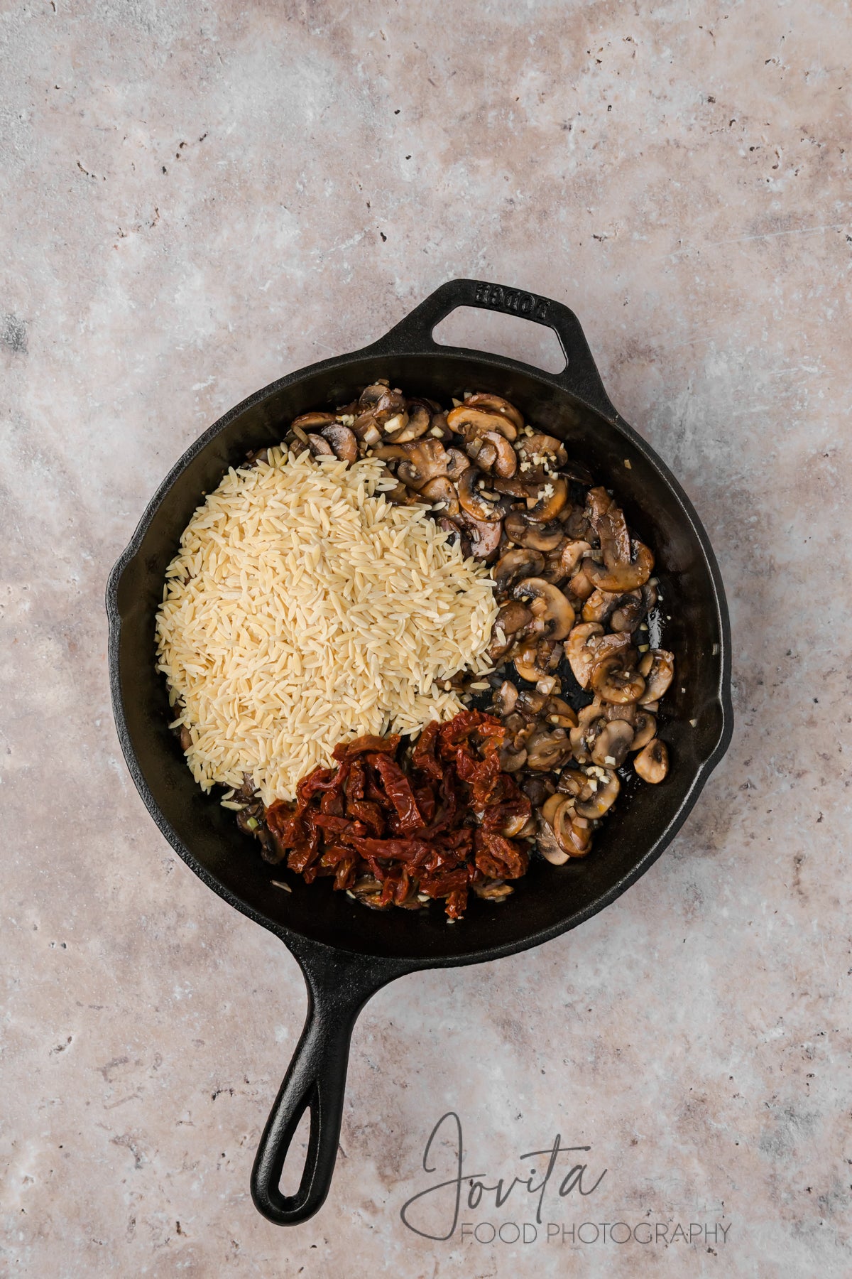 Creamy Chicken Orzo Bake