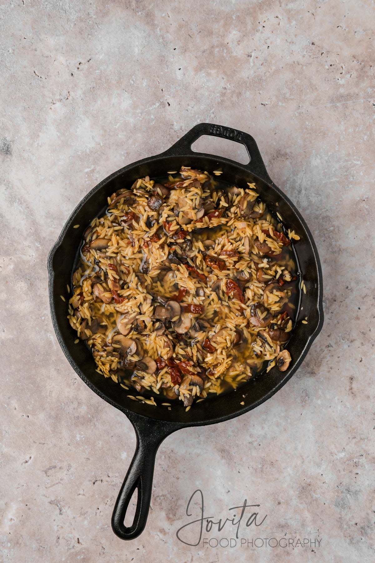 Creamy Chicken Orzo Bake