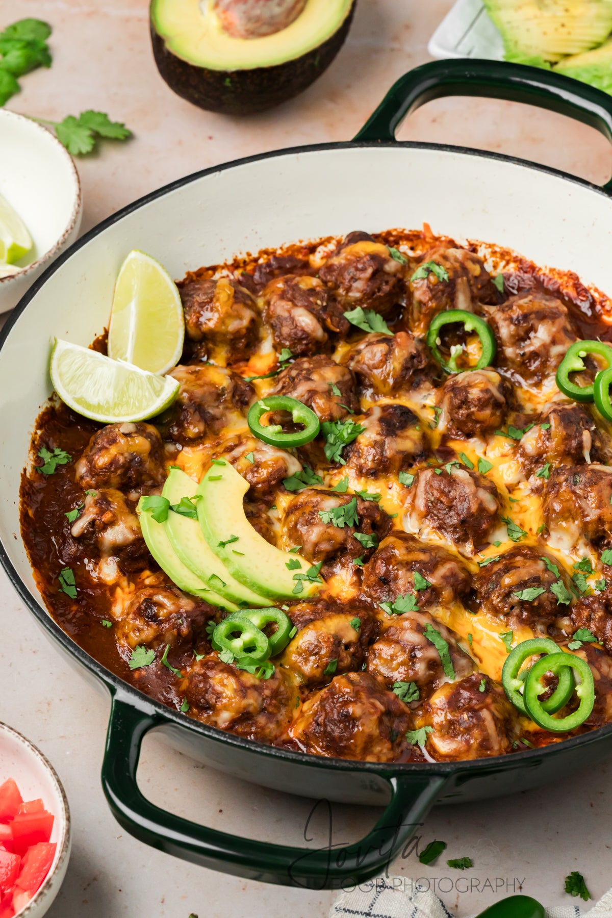 Enchilada Meatballs