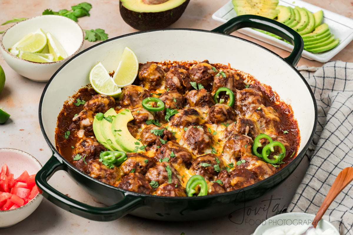 Enchilada Meatballs