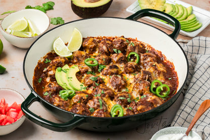 Enchilada Meatballs