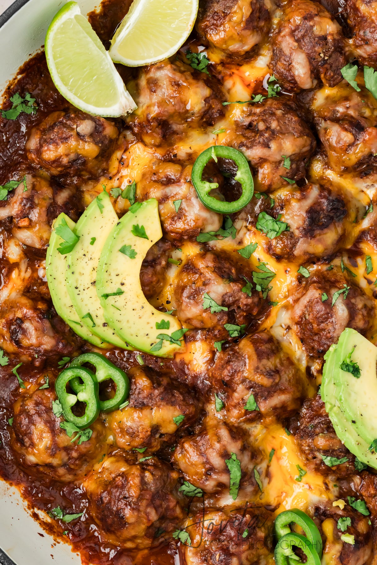 Enchilada Meatballs