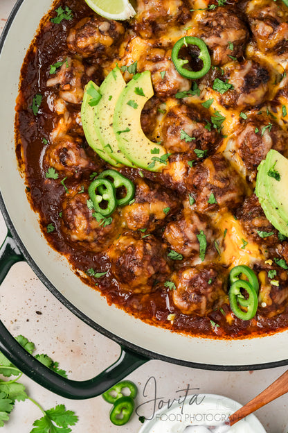 Enchilada Meatballs