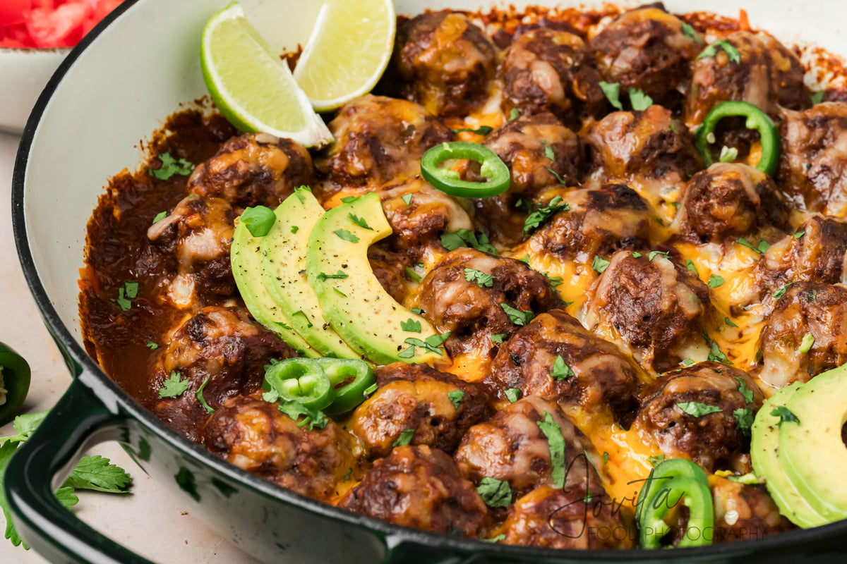 Enchilada Meatballs