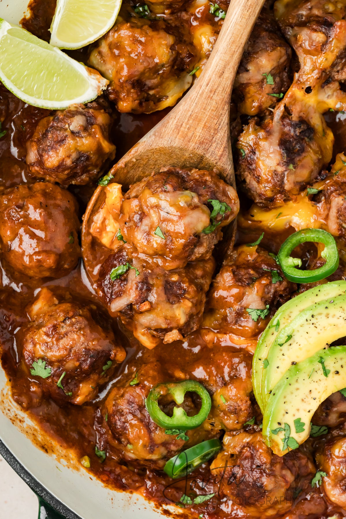 Enchilada Meatballs