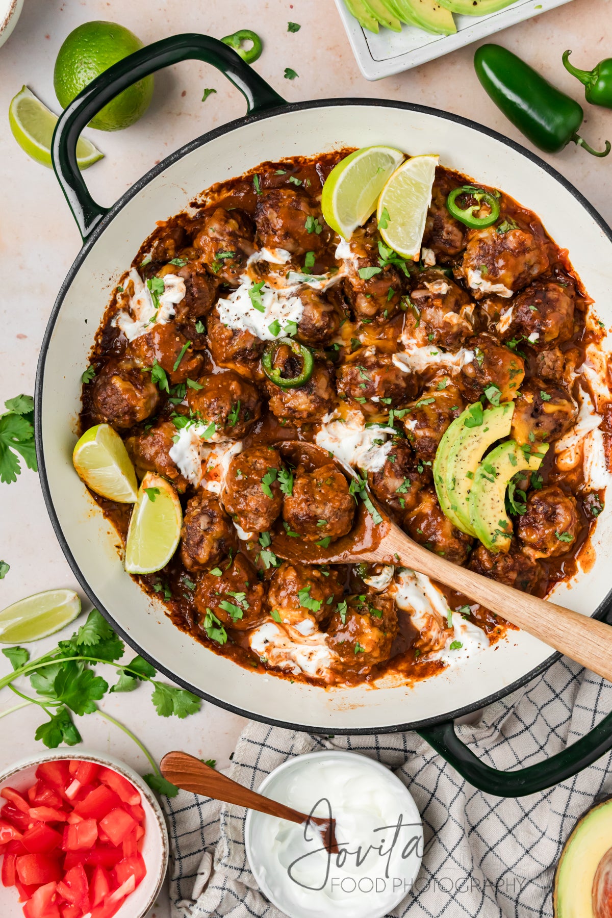 Enchilada Meatballs