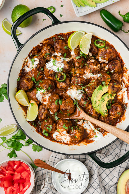 Enchilada Meatballs