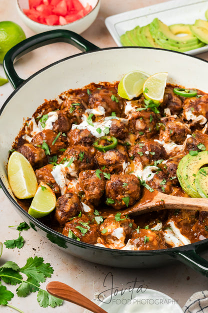 Enchilada Meatballs