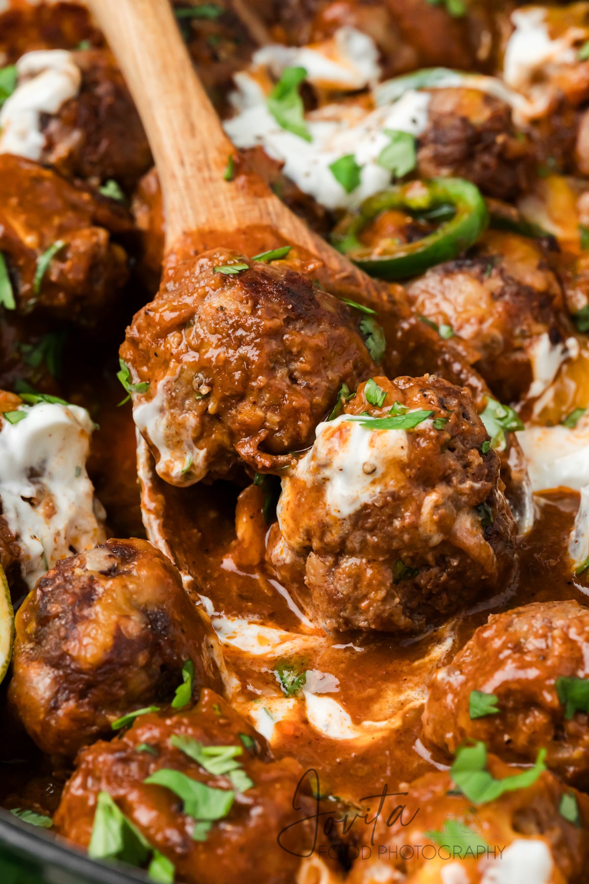 Enchilada Meatballs