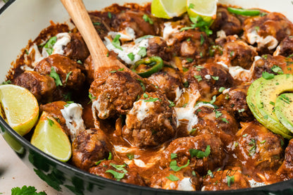 Enchilada Meatballs