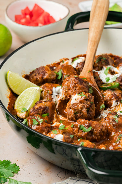 Enchilada Meatballs