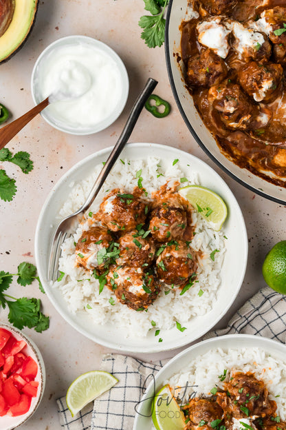 Enchilada Meatballs