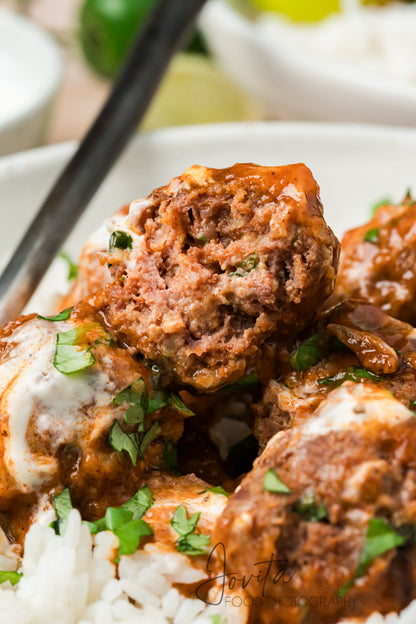 Enchilada Meatballs