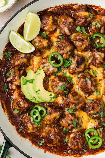 Enchilada Meatballs