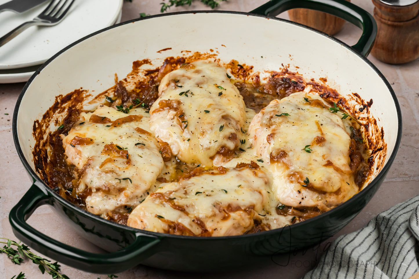 French Onion Chicken Bake