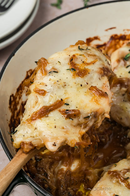 French Onion Chicken Bake
