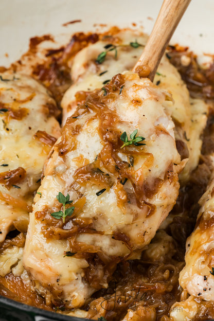 French Onion Chicken Bake