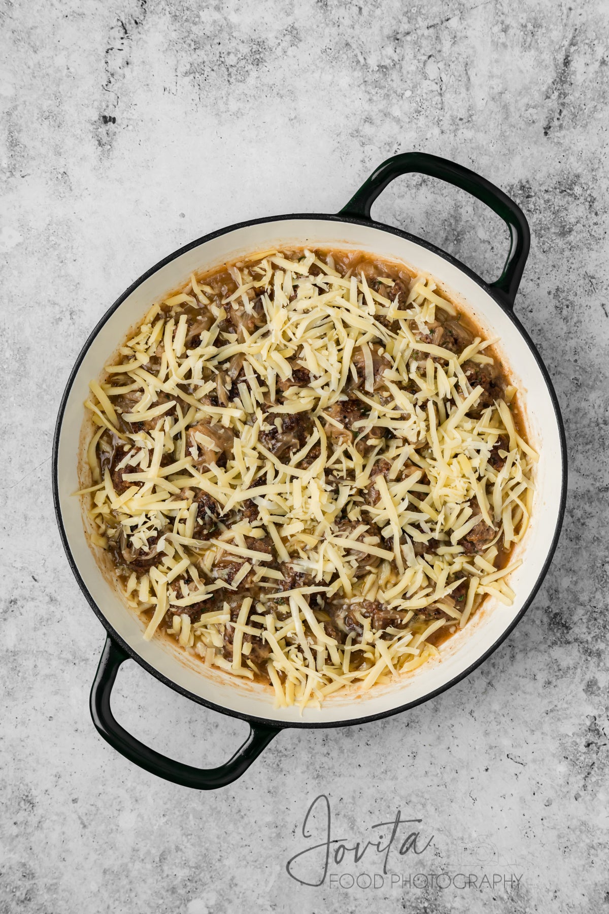 French Onion Meatballs