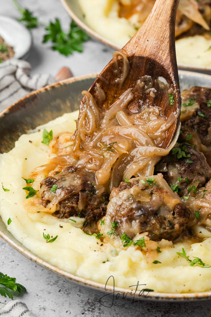 French Onion Meatballs