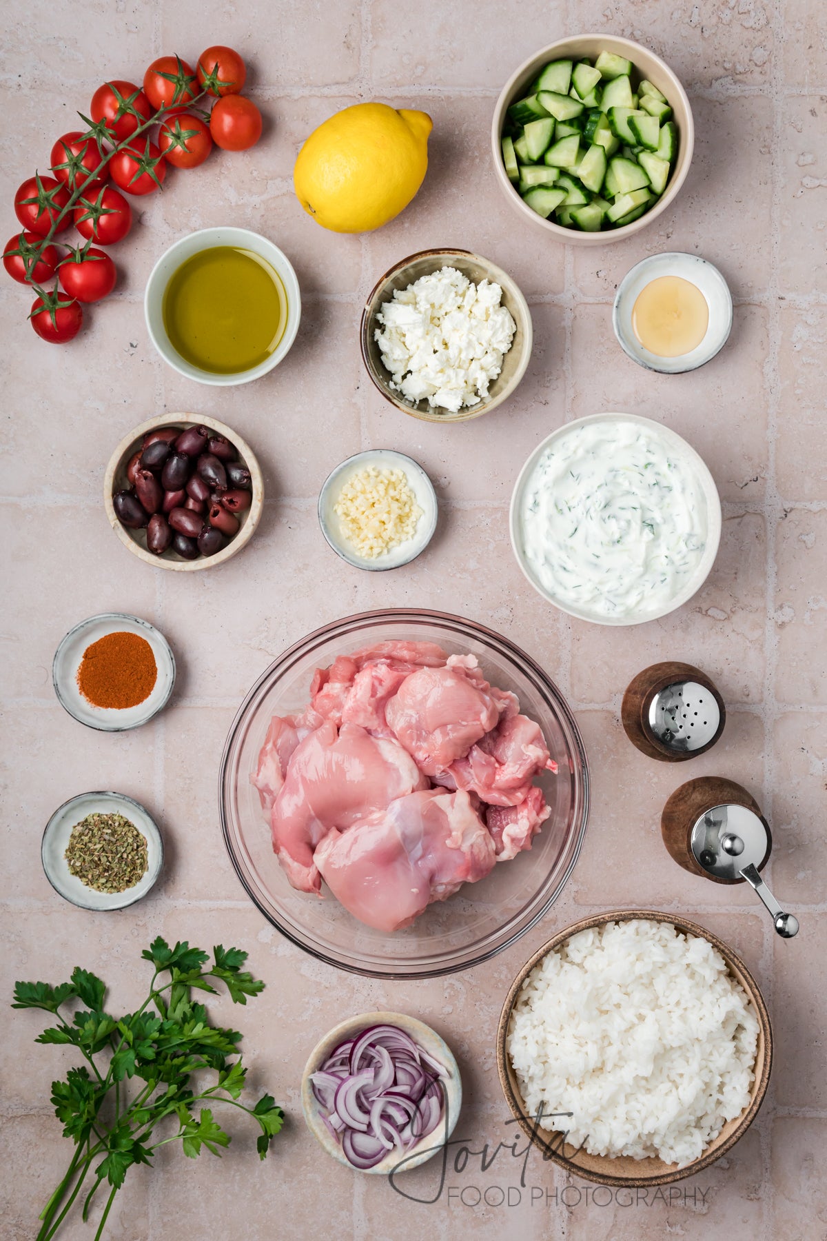 Greek Chicken Bowls