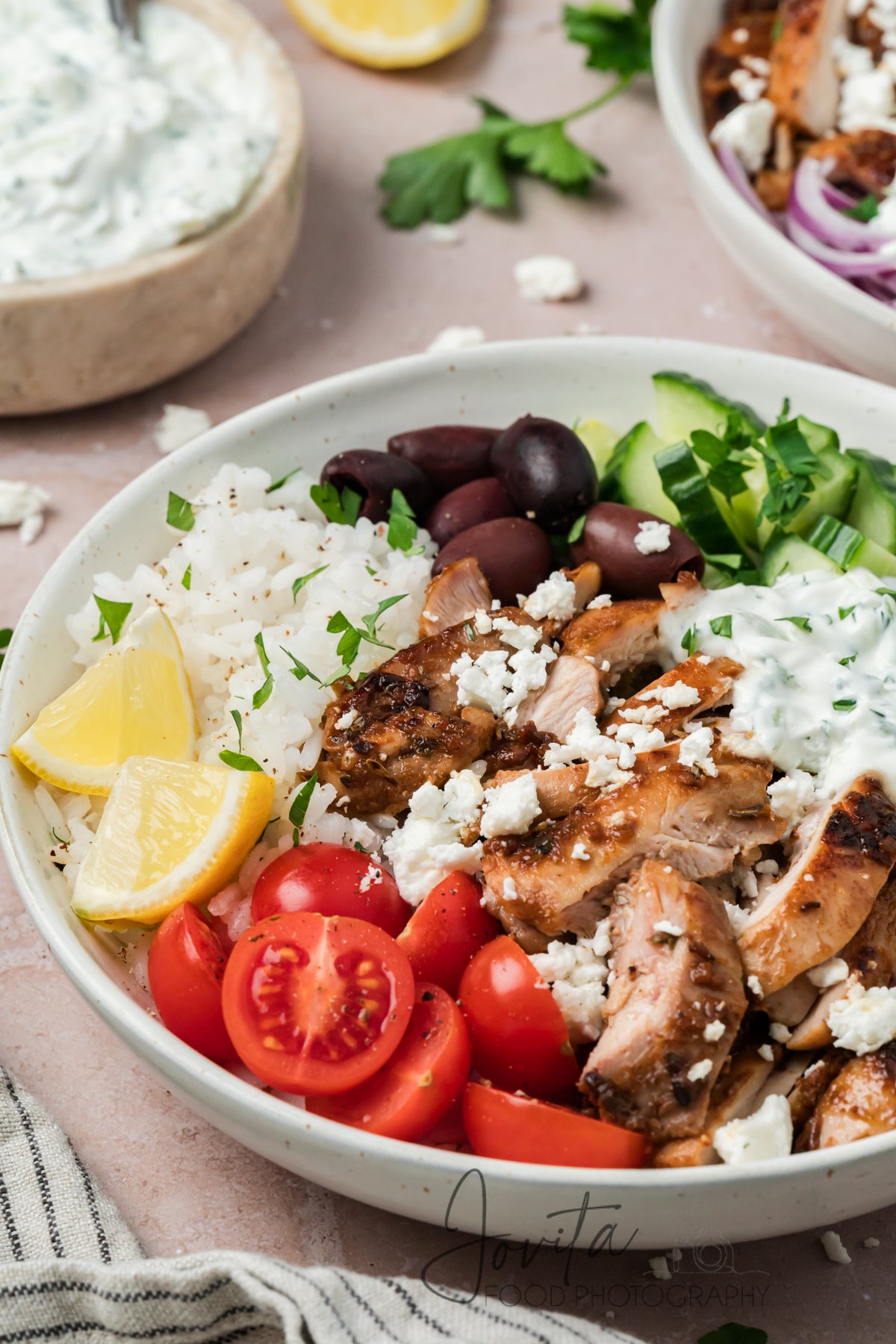 Greek Chicken Bowls