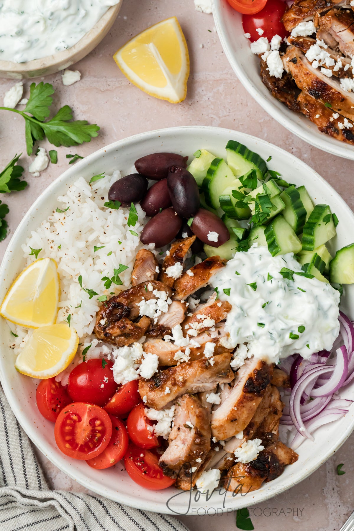 Greek Chicken Bowls