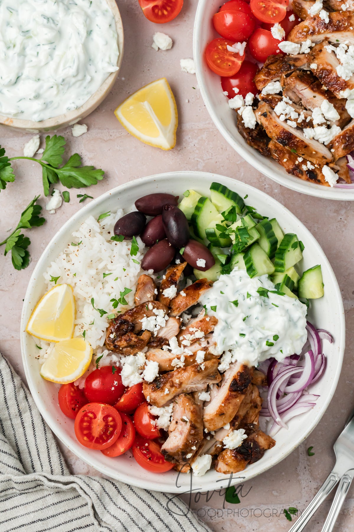 Greek Chicken Bowls