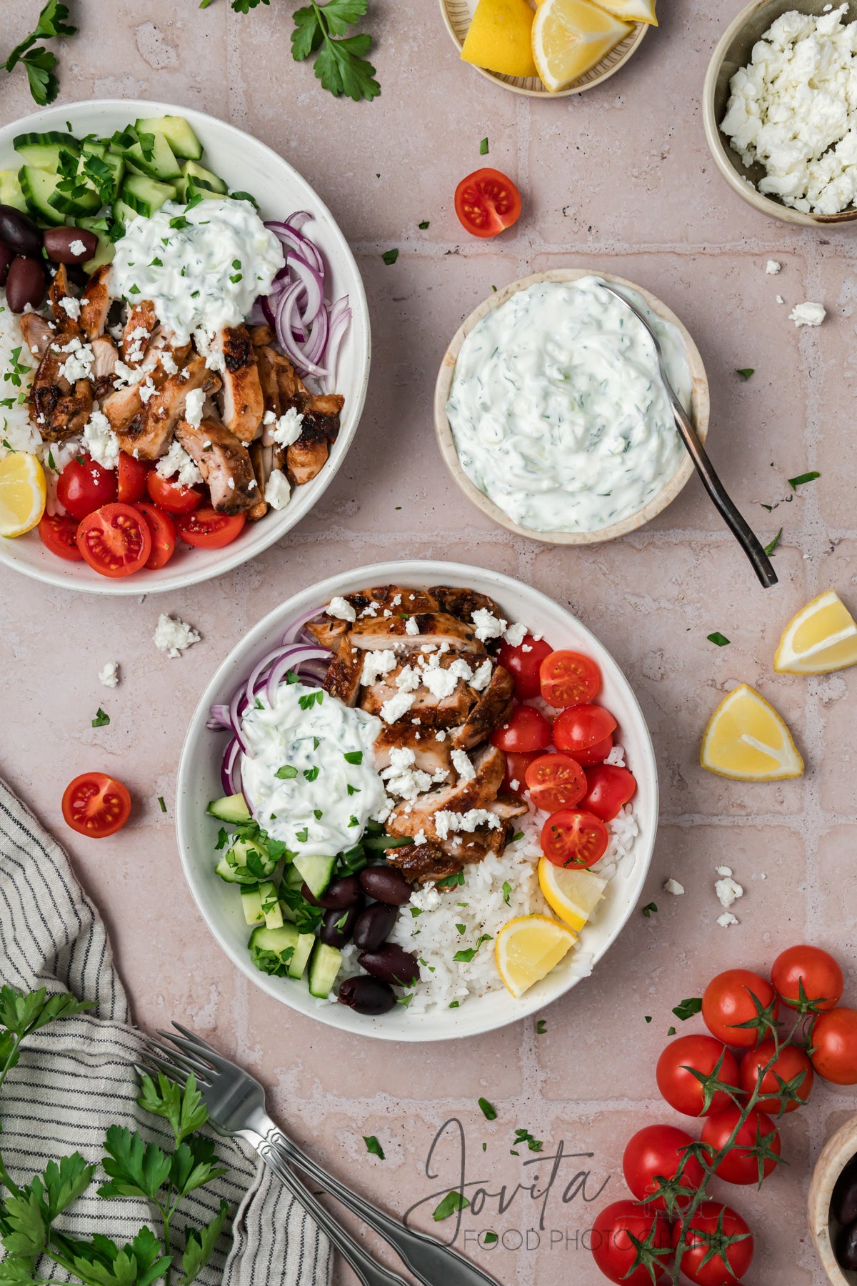 Greek Chicken Bowls
