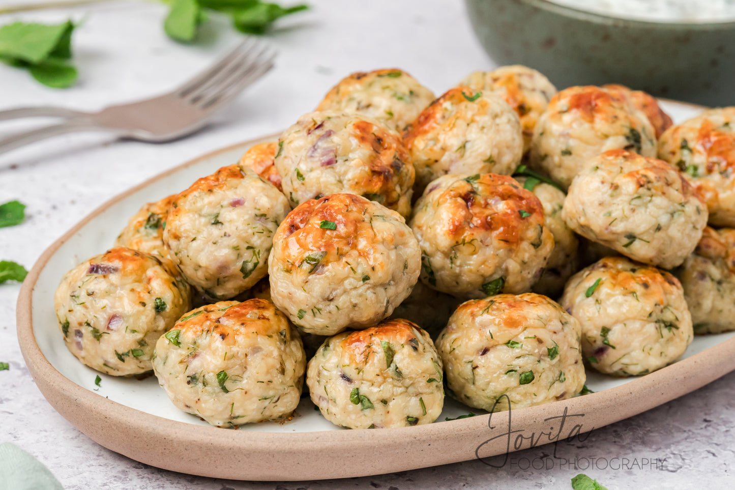 Greek Chicken Meatballs