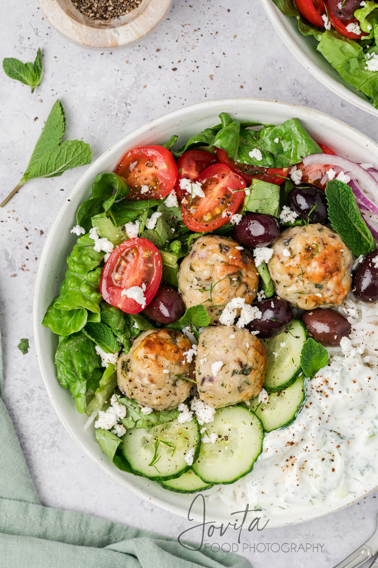 Greek Chicken Meatballs