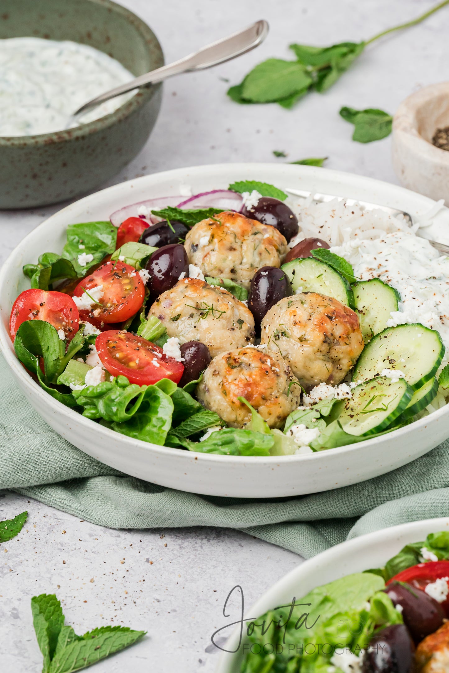 Greek Chicken Meatballs