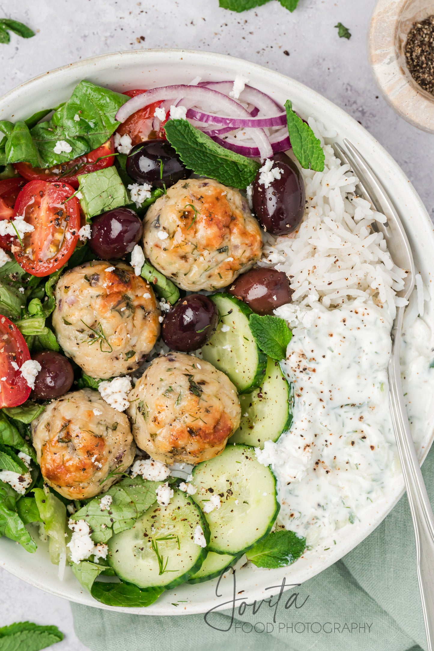 Greek Chicken Meatballs
