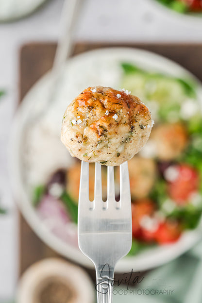 Greek Chicken Meatballs