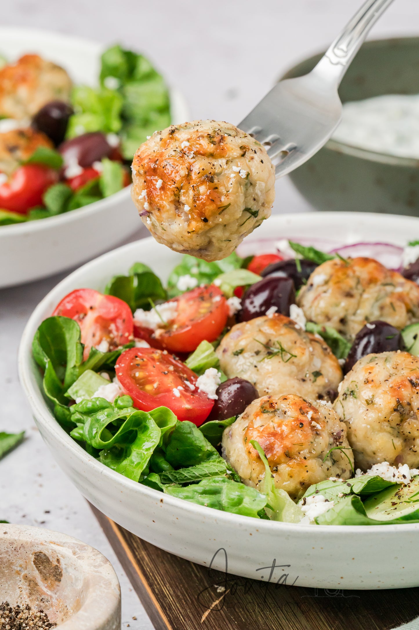 Greek Chicken Meatballs