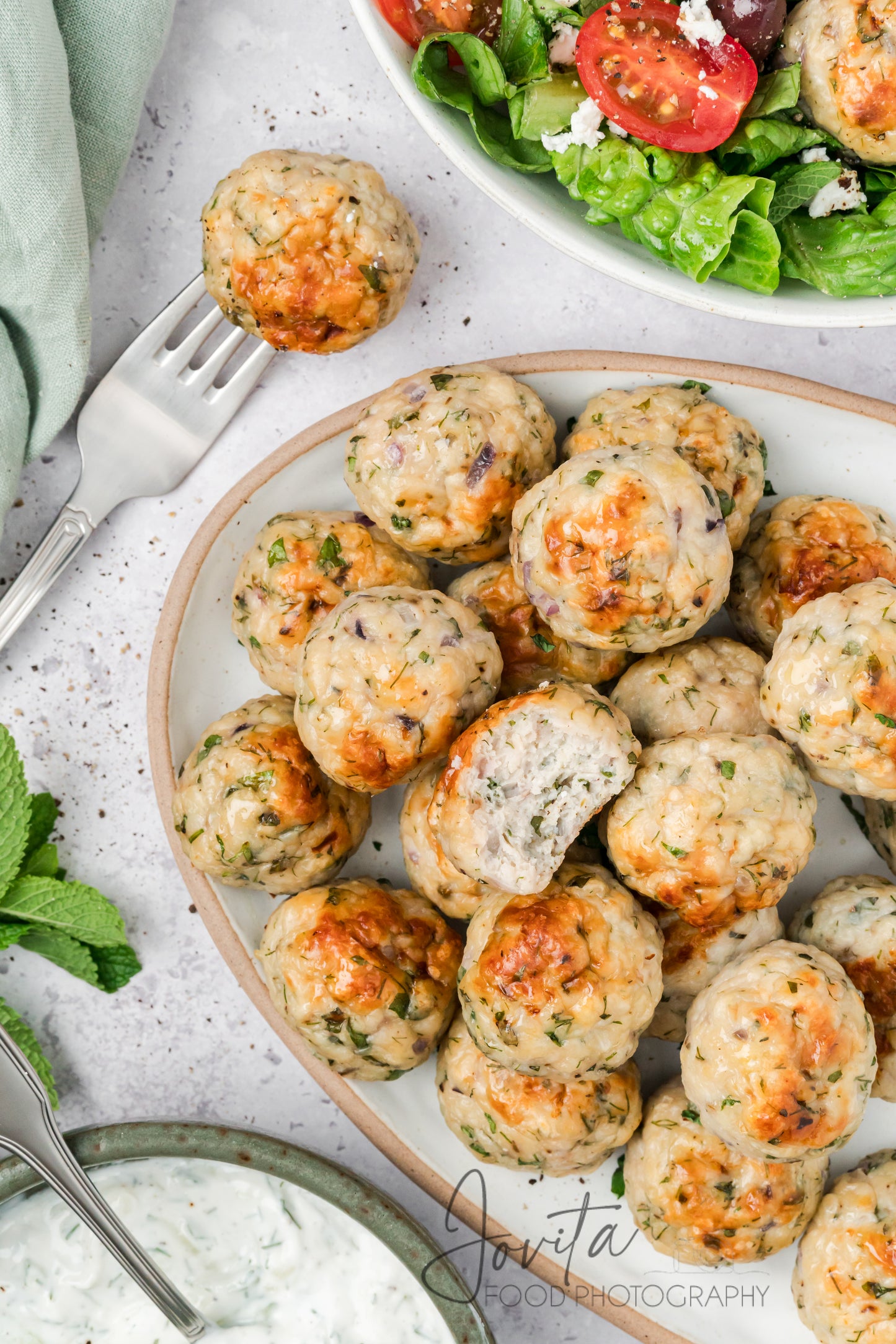 Greek Chicken Meatballs